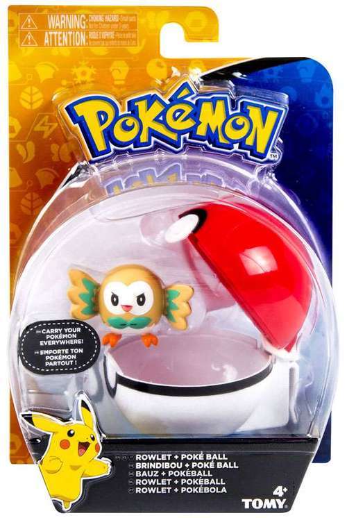 Rowlet & Poke Ball - Clip n Carry Set image