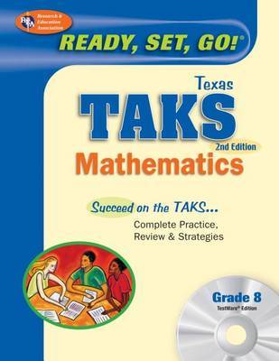 TX Taks Math Grade 8 W/CD (Rea) by Penny Luczak, M.A. image