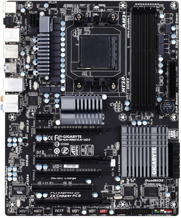 Gigabyte Ga 990fxa Ud3 R5 Amd Am3 Atx Motherboard At Mighty Ape Nz