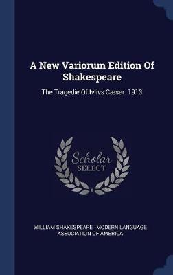 A New Variorum Edition of Shakespeare image