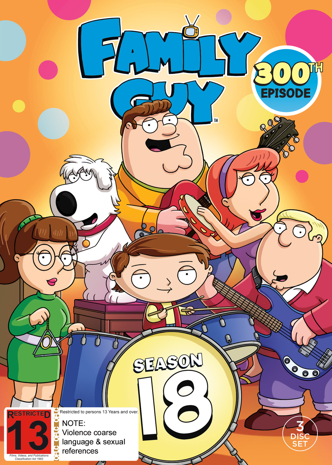 Family Guy: Season 18 on DVD image