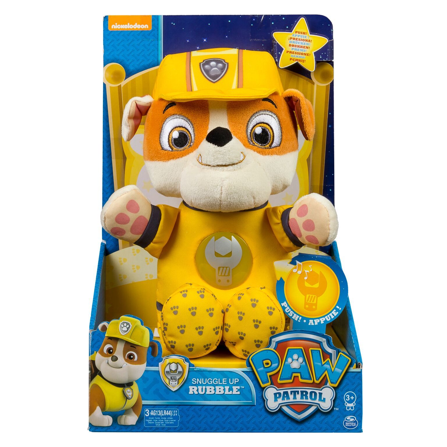 paw patrol snuggle up rubble