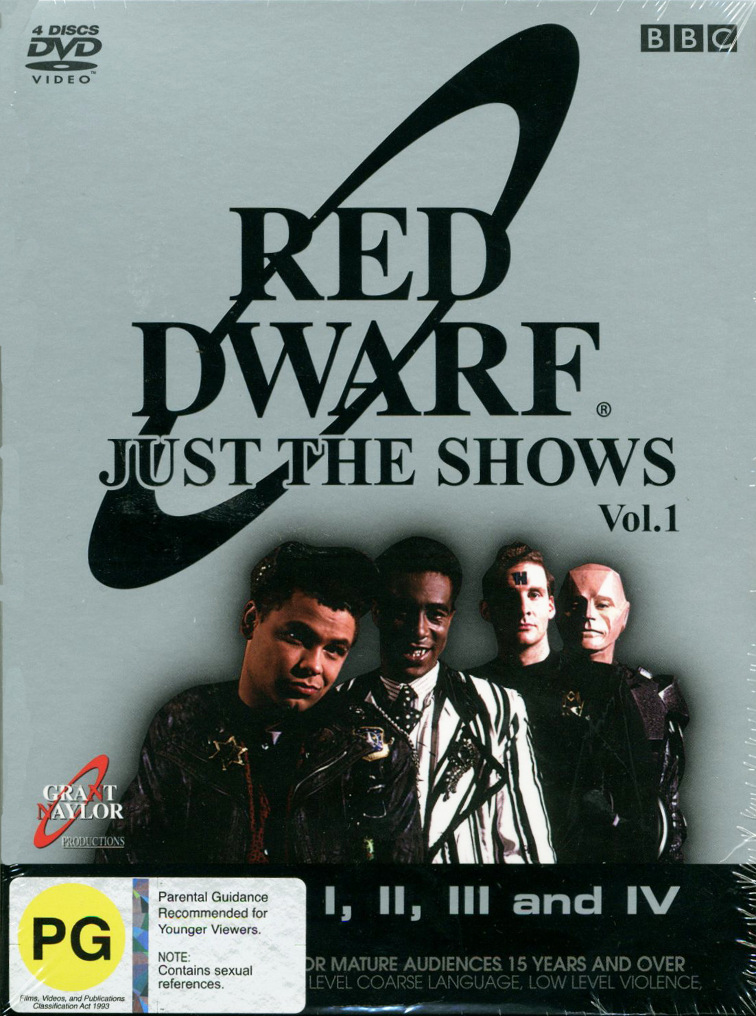 Red Dwarf - Just The Shows: Vol. 1 (4 Disc Set) on DVD image