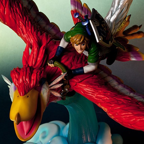 Zelda Link on Loftwing Statue