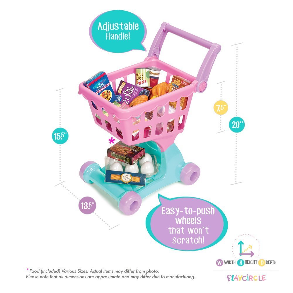 Play Circle: Shopping Cart & Groceries - Roleplay Set image