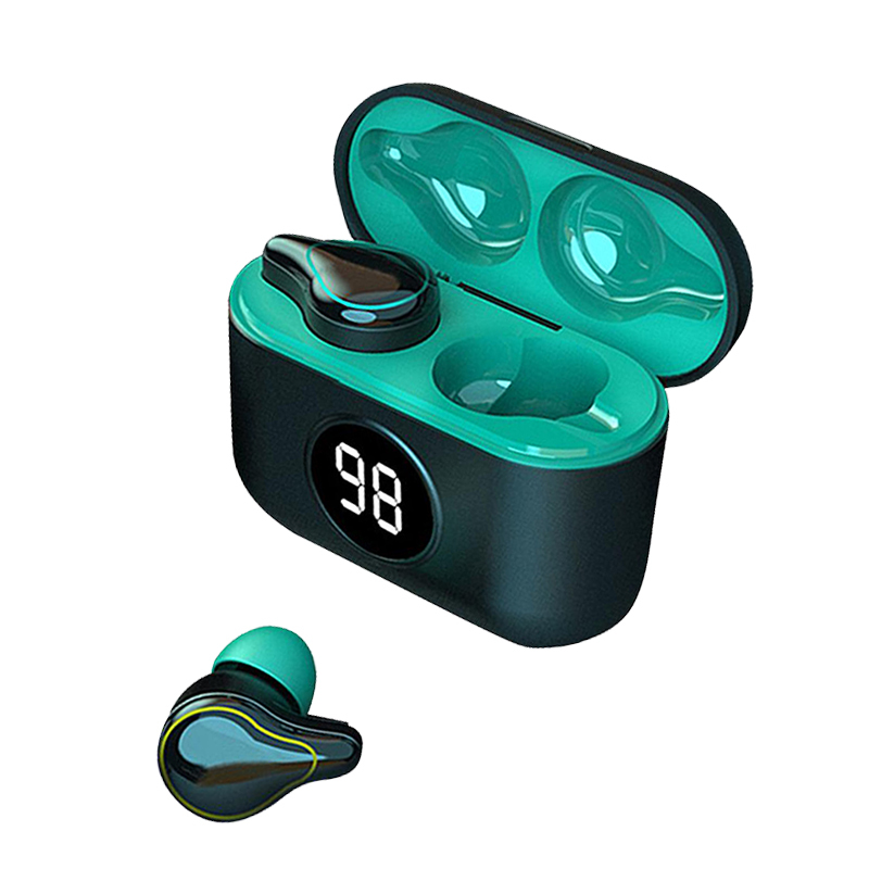 Waterproof Bluetooth 5.0 Wireless Earbuds Green at Mighty Ape Australia