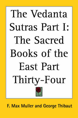 The Vedanta Sutras Part I: The Sacred Books of the East Part Thirty-Four image
