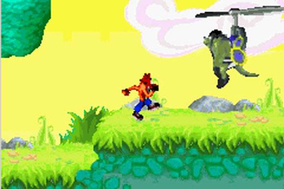 Crash Bandicoot Fusion on GBA