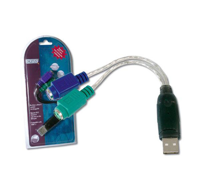 Digitus PS/2 to USB Double Adapter image