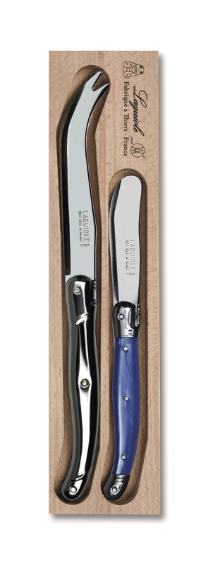 Andre Verdier Stainless Steel Cheese Knife Set – Blue