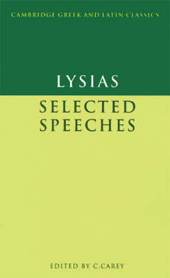 Lysias: Selected Speeches by . Lysias image