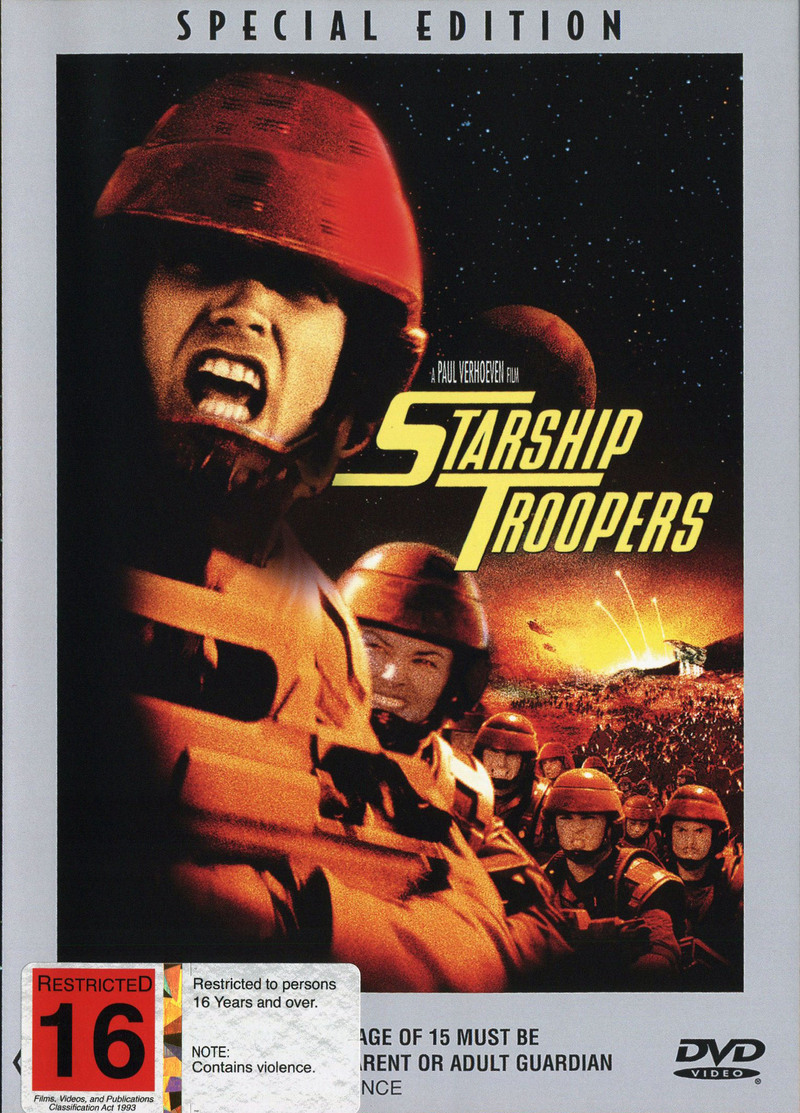 Starship Troopers on DVD image