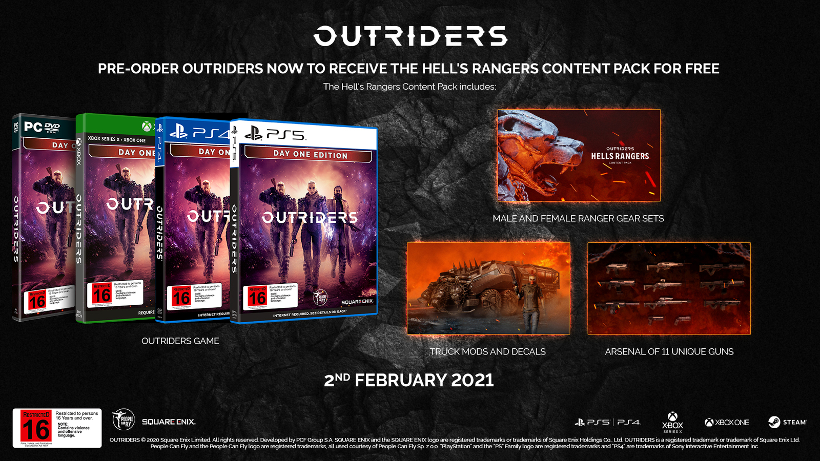 Outriders Day One Edition for PS5 image