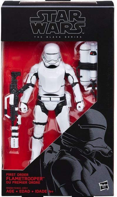 Star Wars The Black Series 6 Inch First Order Flametrooper Action Figure image