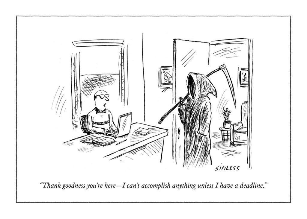 The New Yorker: Thank Goodness You're Here - Greeting Card