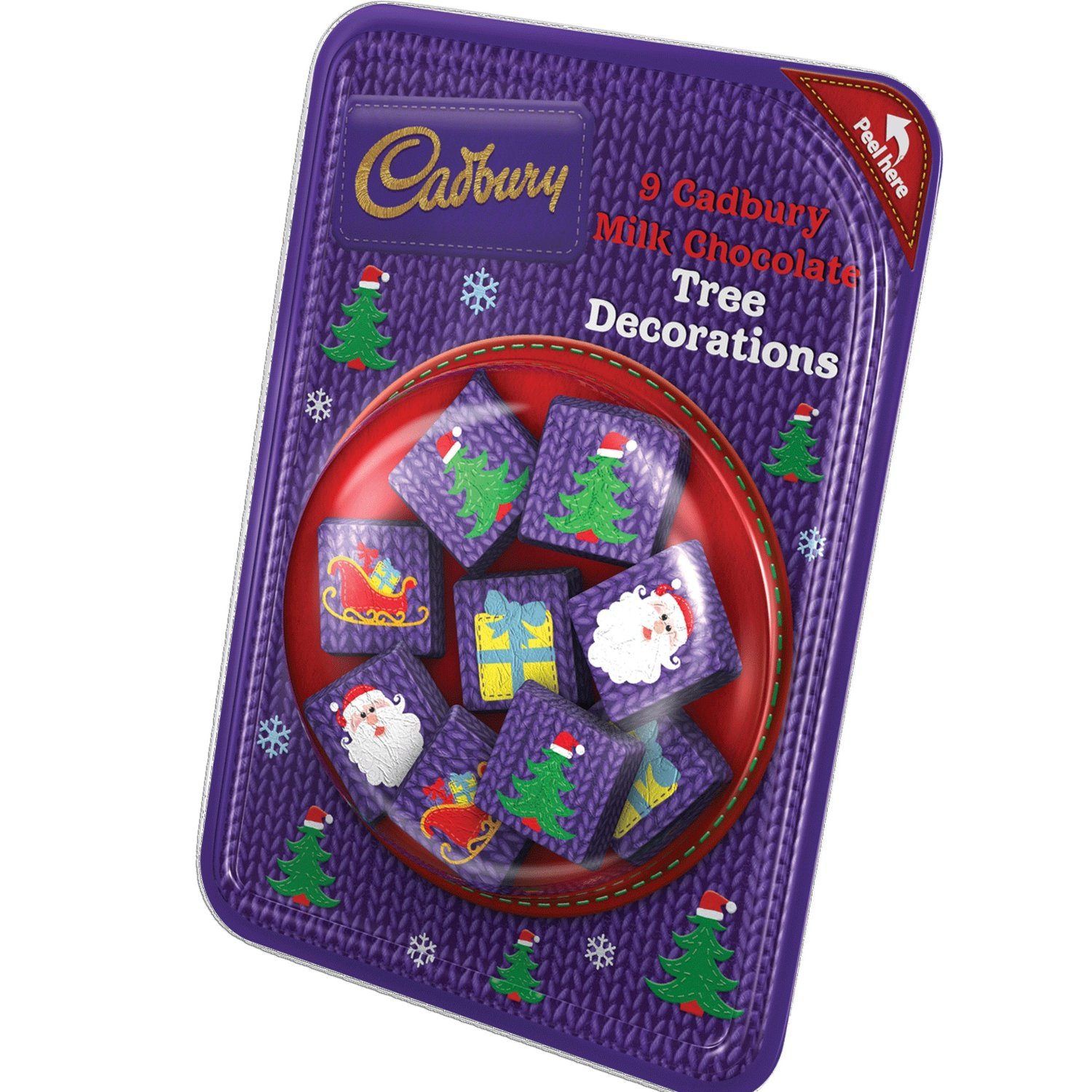 Cadbury Milk Chocolate Tree Decorations (84g)