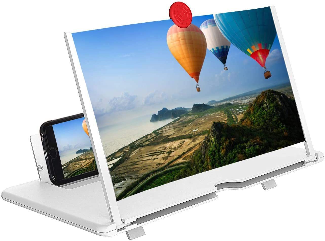 Thin Foldable Mobile Phone Screen Amplifier White at Mighty Ape NZ