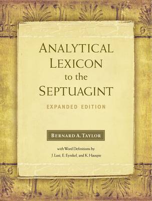 Analytical Lexicon to the Septuagint by Bernard Taylor image