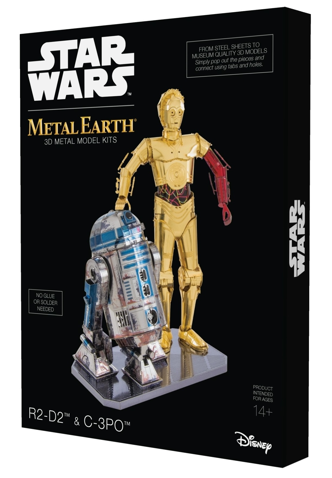 Metal Earth Star Wars: R2:D2 & C:3PO Gift Box Set - Model Kit image