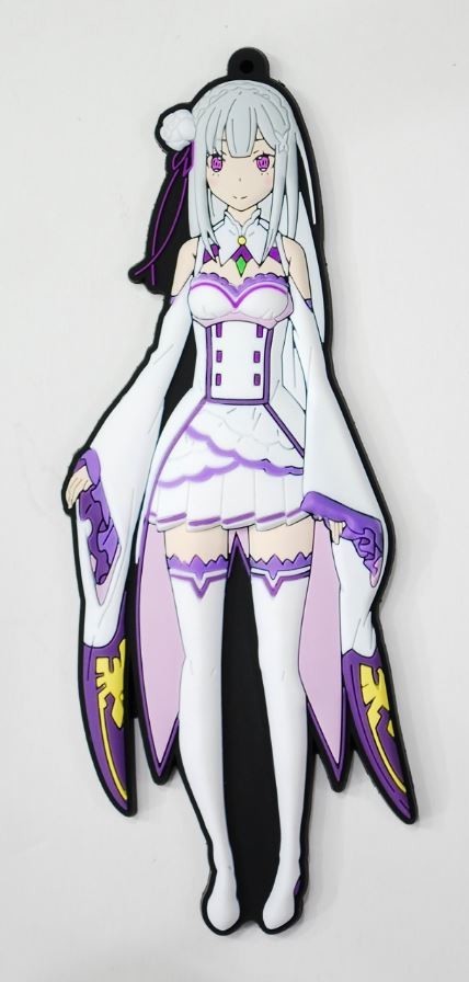 Re:Zero: R-Style Rubber Strap - Emilia