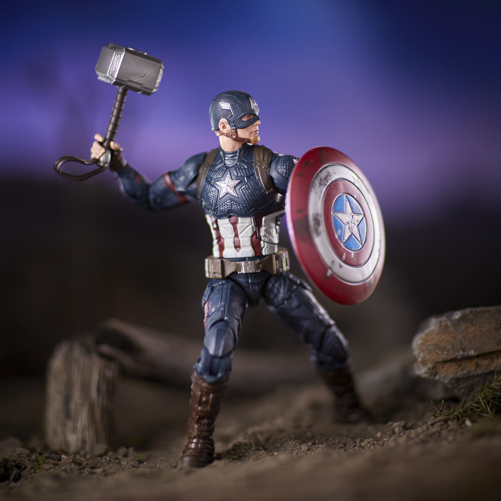 Marvel Legends: Worthy Captain America - 6" Action Figure image