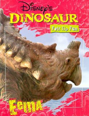 Dinosaur Felt-Tip Funbook by Walt Disney image