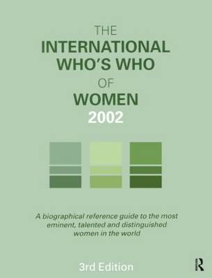 The International Who's Who of Women by Ed 2002 3rd image