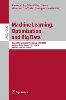 Machine Learning, Optimization, and Big Data image