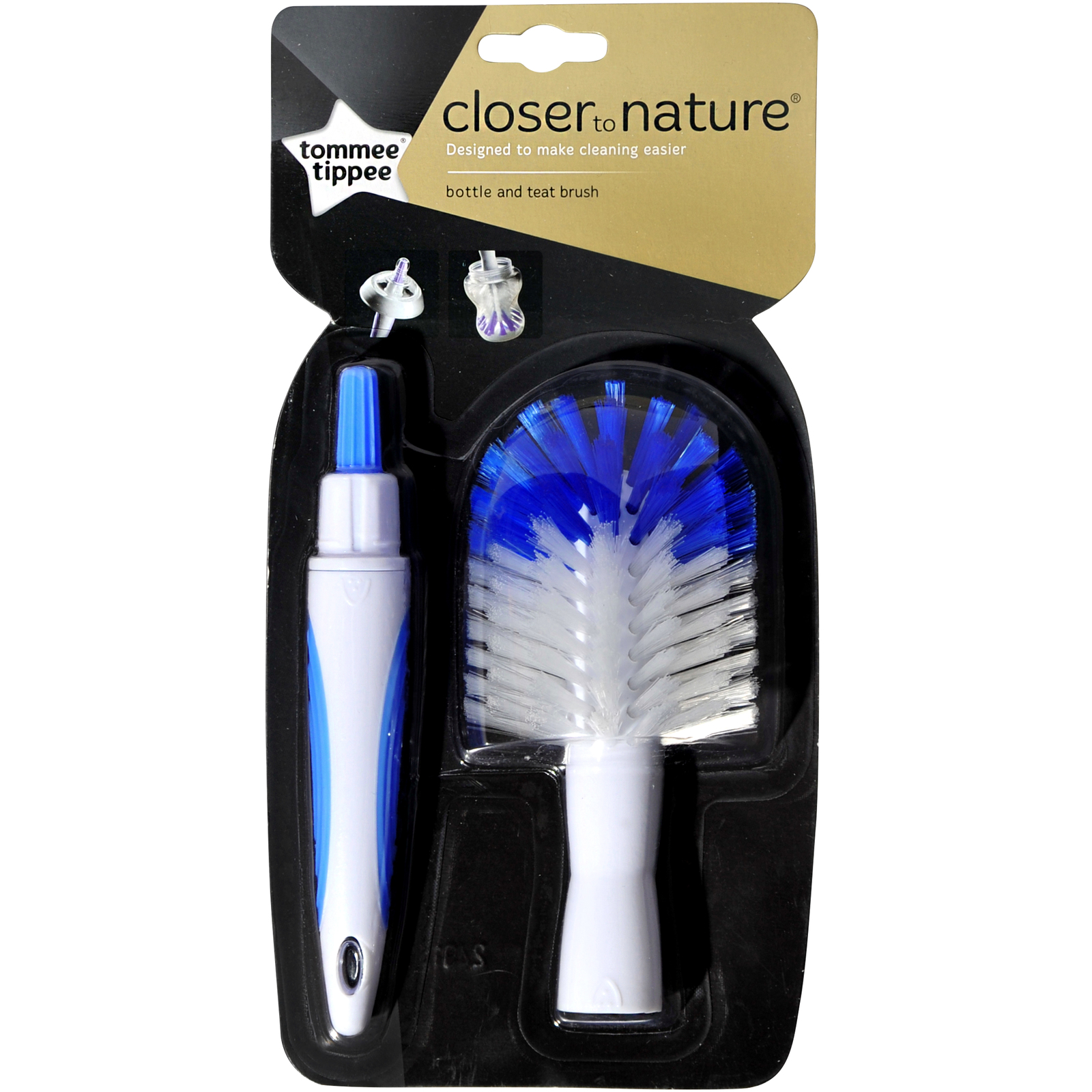 Tommee Tippee Closer to Nature Bottle and Teat Brush image