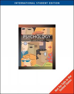 Psychology: Concepts and Applications on Paperback by Jeffrey S Nevid