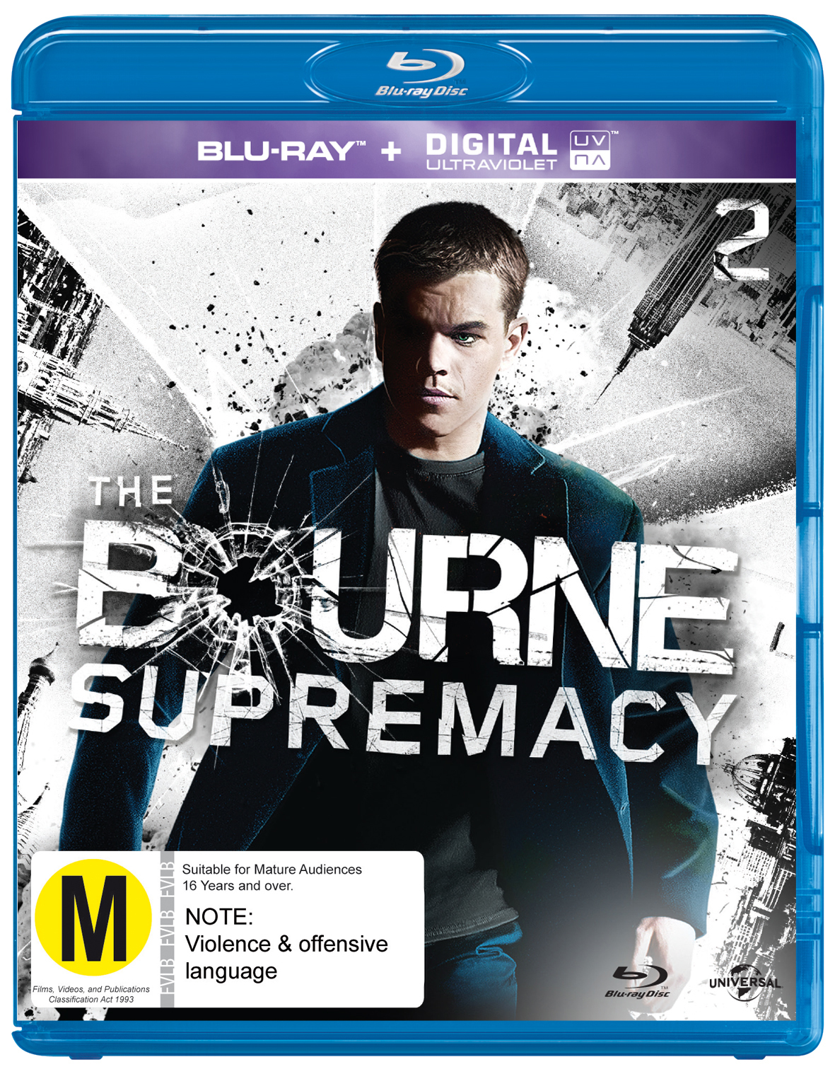 The Bourne Supremacy on Blu-ray, UV image