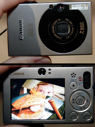 Canon IXUS 70 7.1Mp 3x Optical Digital Camera 2.5" LCD IXUS70 image
