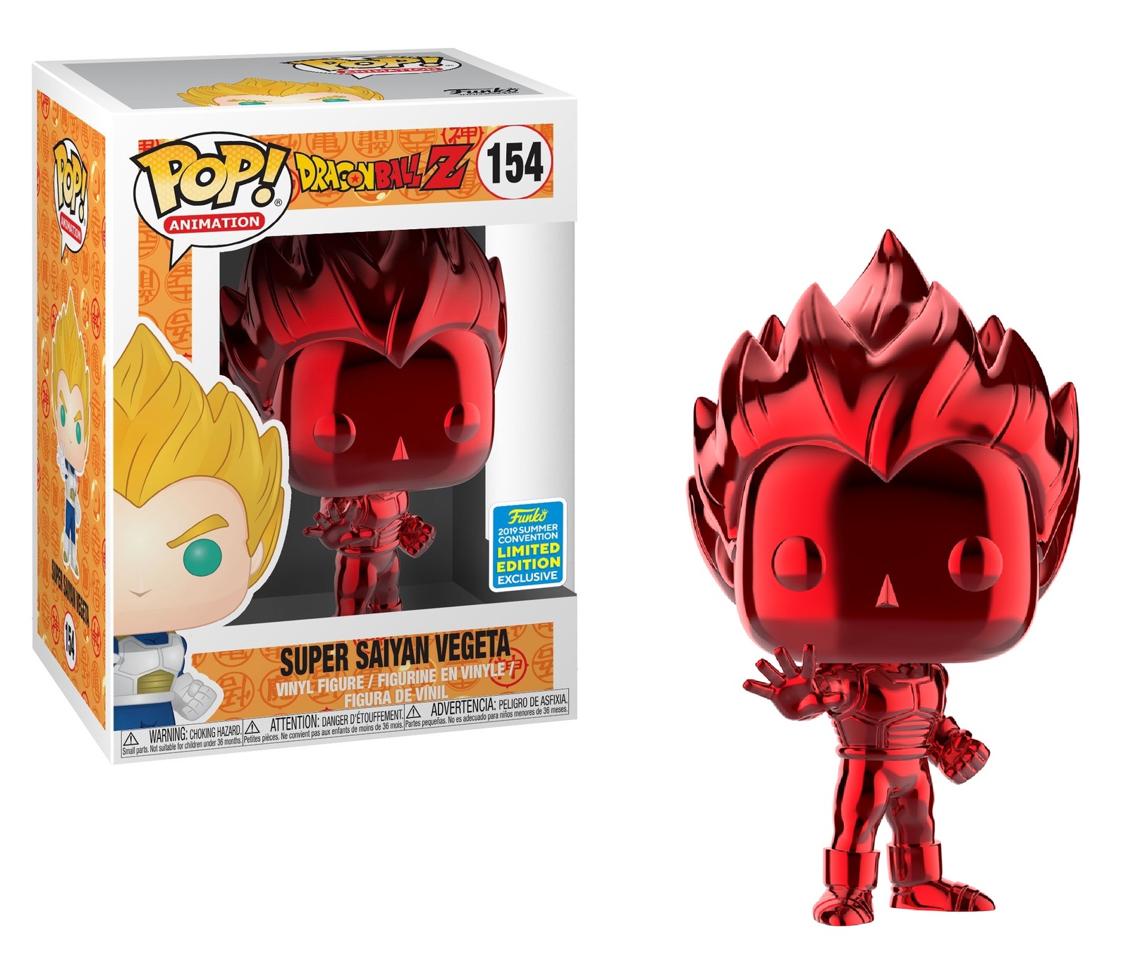 Dragon Ball Z: Vegeta (Red Chrome) - Pop! Vinyl Figure image