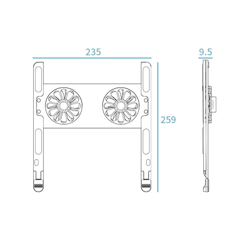 Cooling Fan Laptop Stand at Mighty Ape NZ