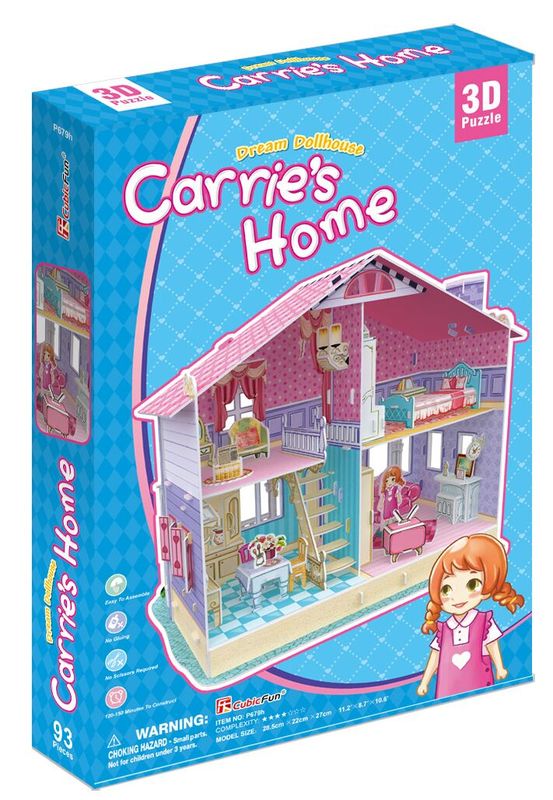CubicFun 3D Dollhouse Carries Home Board Game at Mighty Ape