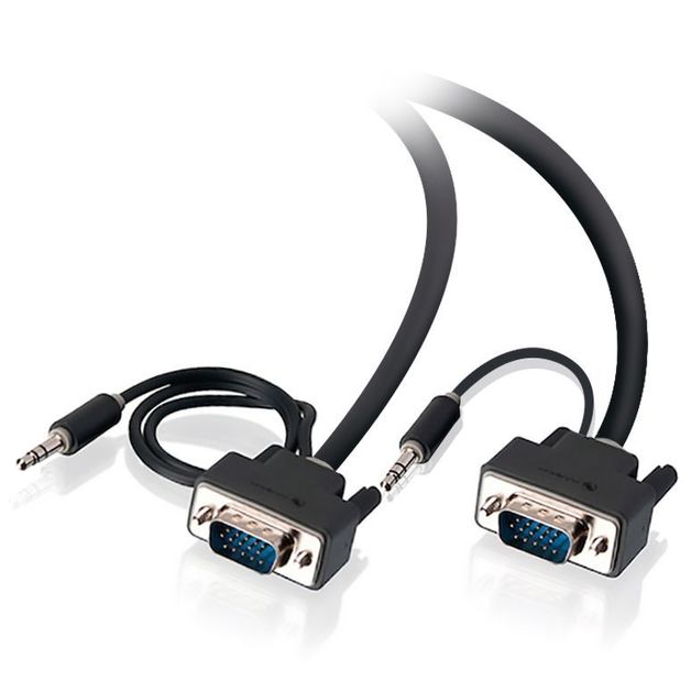 Cable SVGA 4.5m 3.5mm Cable VGA Audio RiteAV 4.5 M - Negro Para - View #8