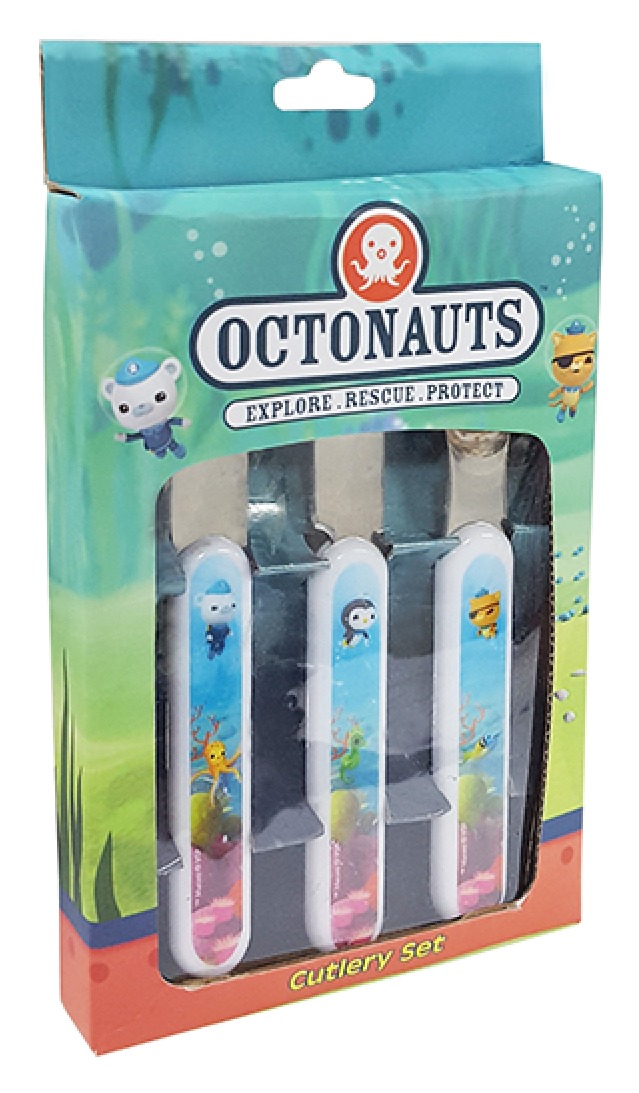 Octonauts - 3pc Cutlery Set