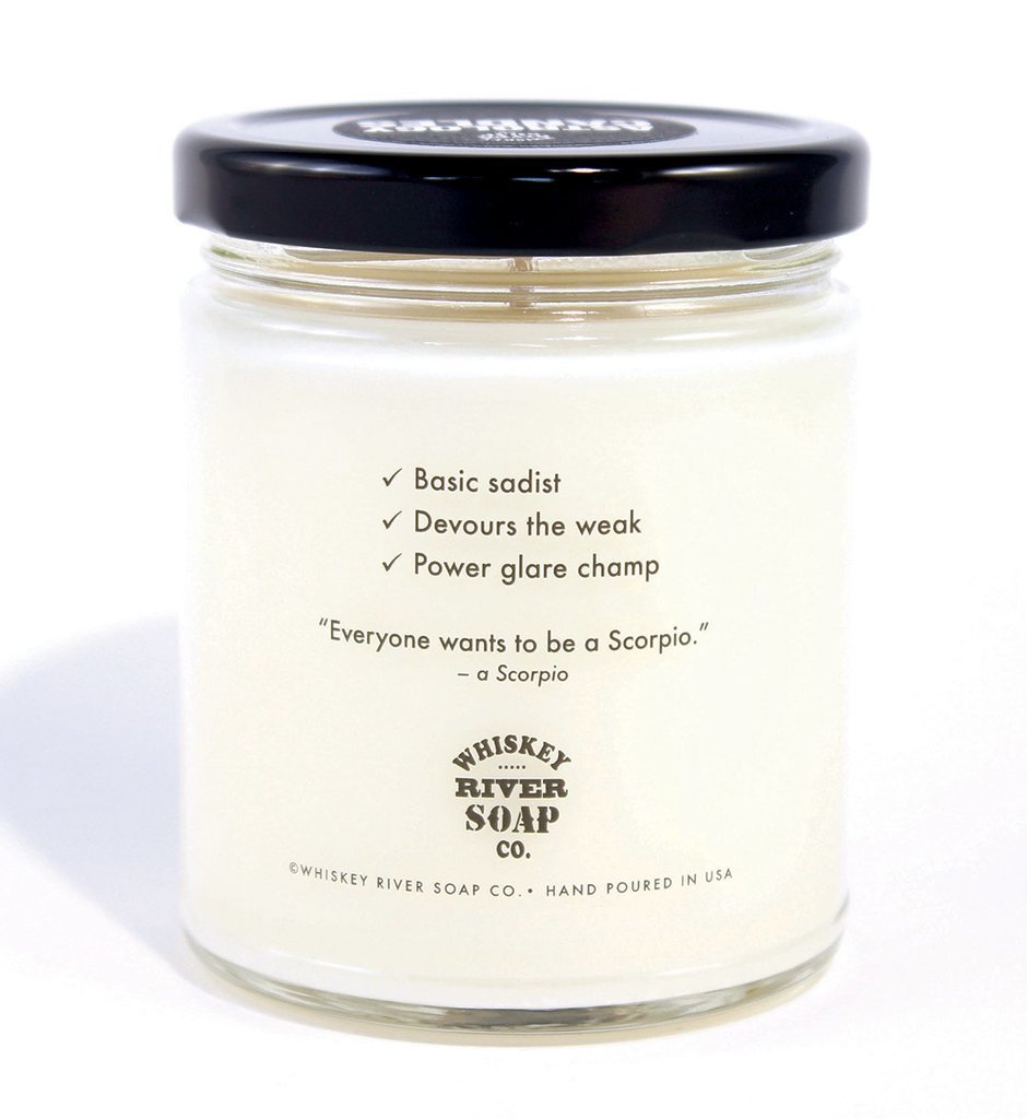 Whiskey River Co: Astrology Candle - Scorpio