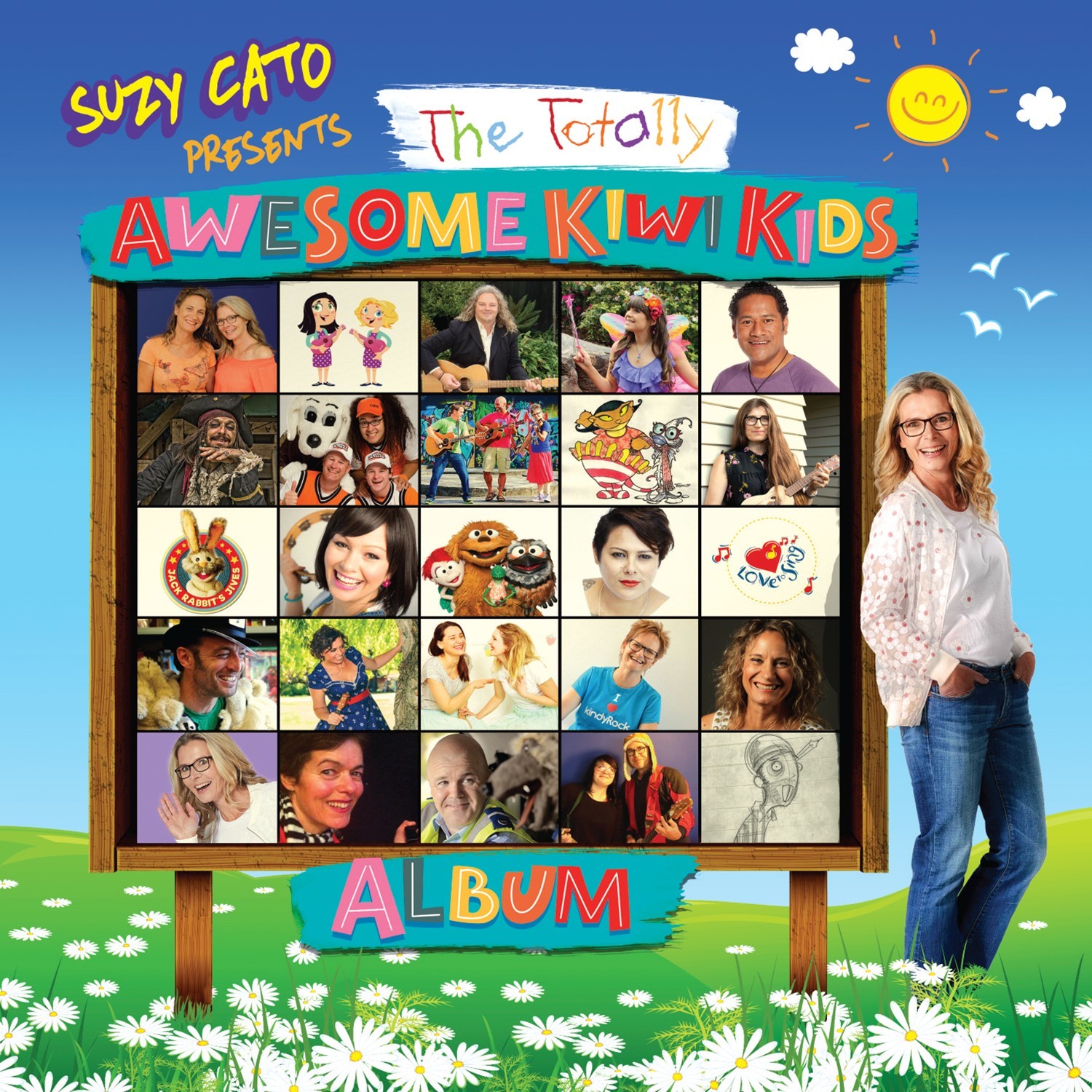 Suzy Cato Presents The Totally Awesome Kiwi Kids Album by Various image