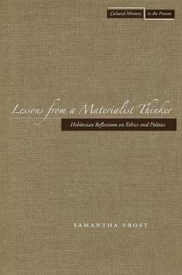 Lessons from a Materialist Thinker by Samantha Frost image