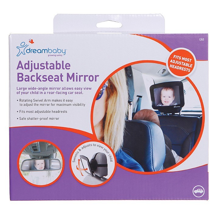 Dreambaby Adjustable Backseat Mirror image