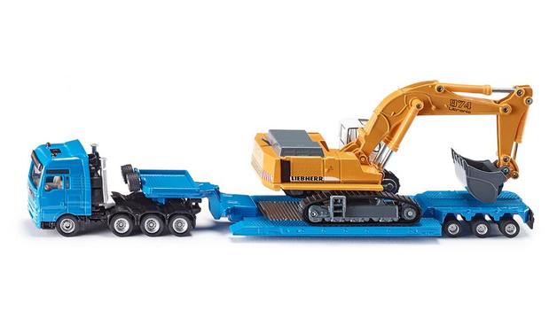 Siku: MAN TG-A Low Loader with Liebherr 974 Excavator 1:87