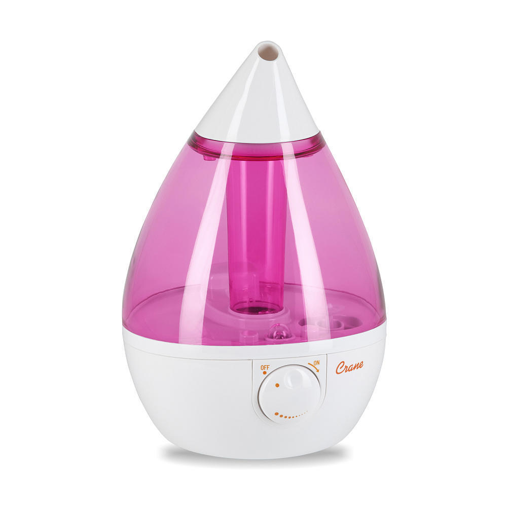 Crane Ultrasonic Vaporiser Drop - White/Pink image