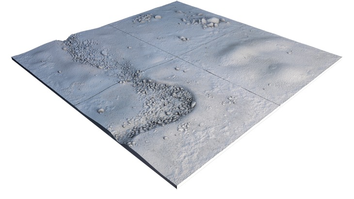 Tablescapes Tiles: Rolling Fields (16 tile set) image