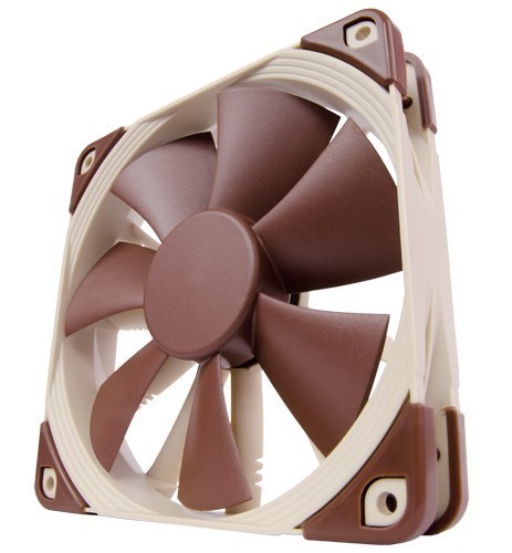 120mm Noctua NF-F12 4-pin PWM, 1500/1200rpm Max, Focused Flow System