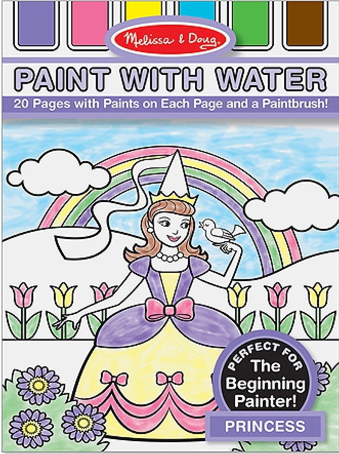 Melissa & Doug: Princess Paint With Water Kids' Art Pad image