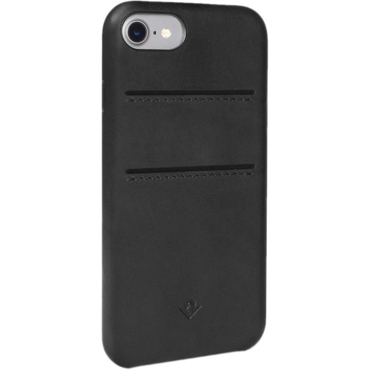 Twelve South Relaxed Leather case w/pockets for iPhone 7/6/6S (Black) image