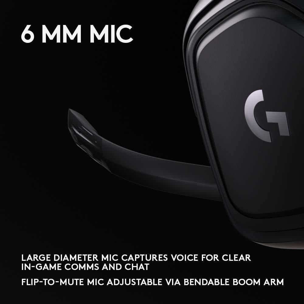 Logitech G432 7.1 Surround Sound Wired Gaming Headset for PC, PS4, Xbox One image