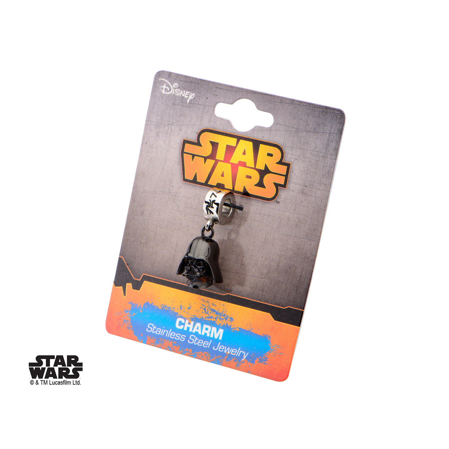 Star Wars 3D Darth Vader Black Dangle Charm