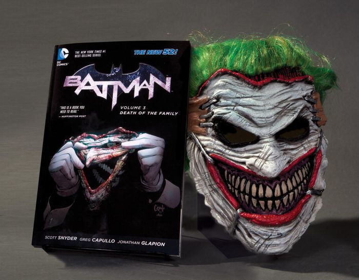 Batman: Death of the Family Joker Mask and Book Set (New 52) by Scott Snyder image